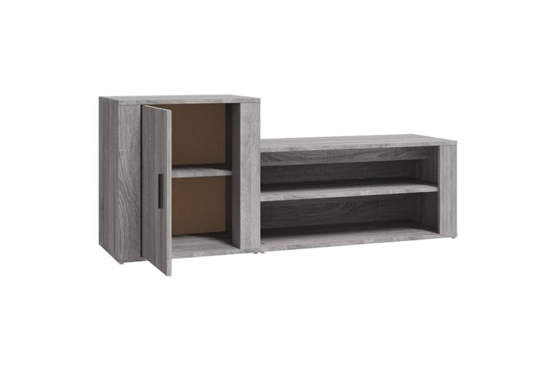 beBasic Skoskåp grå sonoma 130x35x54 cm konstruerat trä - Förvaring - Sko- & klädförvaring - Skoförvaring