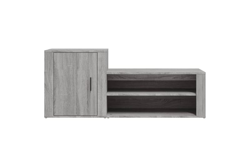 beBasic Skoskåp grå sonoma 130x35x54 cm konstruerat trä - Förvaring - Sko- & klädförvaring - Skoförvaring