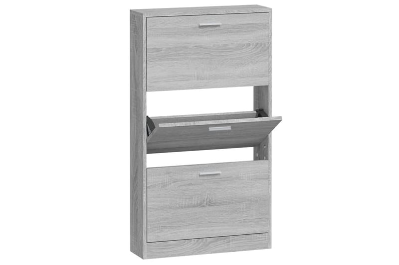 beBasic Skoskåp grå sonoma 59x17x108 cm konstruerat trä - Förvaring - Sko- & klädförvaring - Skoförvaring