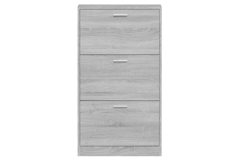 beBasic Skoskåp grå sonoma 59x17x108 cm konstruerat trä - Förvaring - Sko- & klädförvaring - Skoförvaring