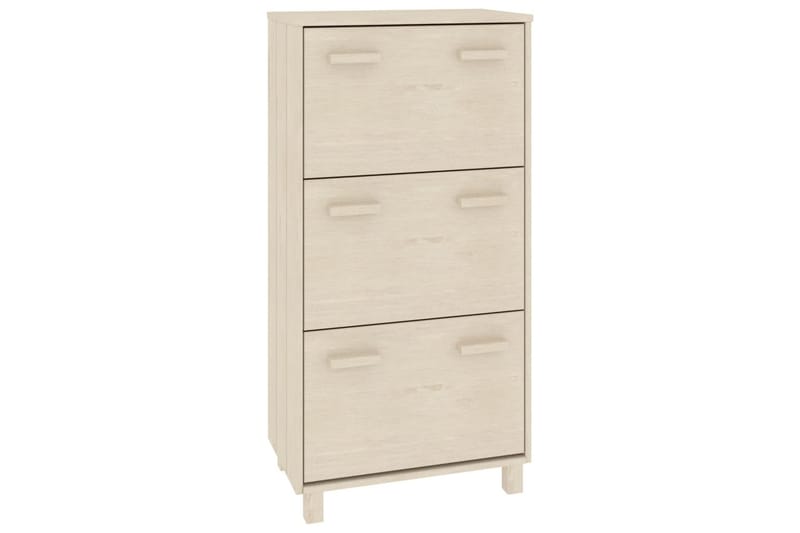 beBasic Skoskåp honungsbrun 59,5x35x117 cm massiv furu - Förvaring - Sko- & klädförvaring - Skoförvaring