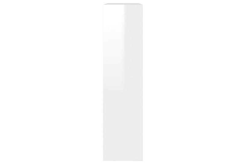 beBasic Skoskåp med 2 skåp högglans vit 63x17x67 cm - Förvaring - Sko- & klädförvaring - Skoförvaring