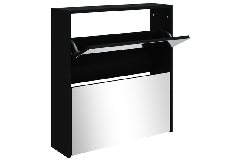beBasic Skoskåp med 2 skåp svart 63x17x67 cm - Förvaring - Sko- & klädförvaring - Skoförvaring