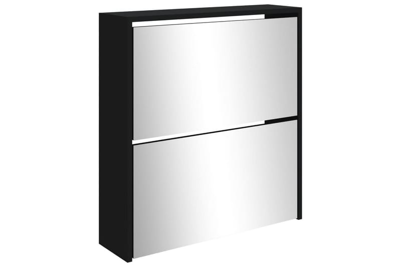 beBasic Skoskåp med 2 skåp svart 63x17x67 cm - Förvaring - Sko- & klädförvaring - Skoförvaring