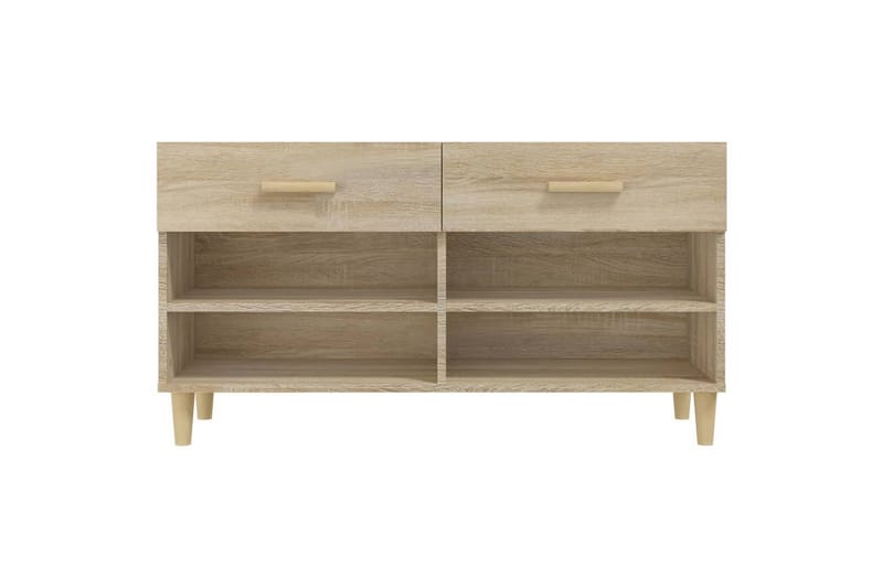 beBasic Skoskåp sonoma-ek 102x35x55 cm konstruerat trä - Förvaring - Sko- & klädförvaring - Skoförvaring