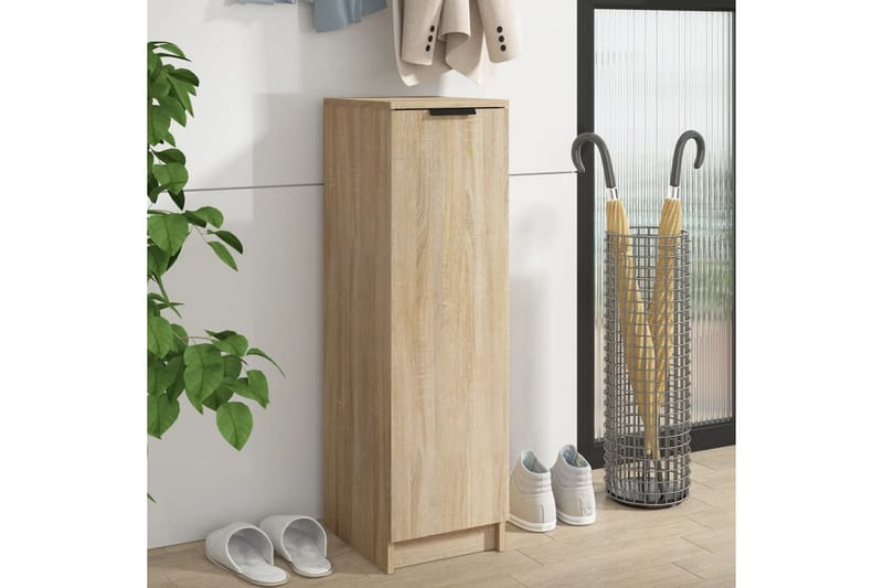 beBasic Skoskåp sonoma-ek 30x35x100 cm konstruerat trä - Förvaring - Sko- & klädförvaring - Skoförvaring