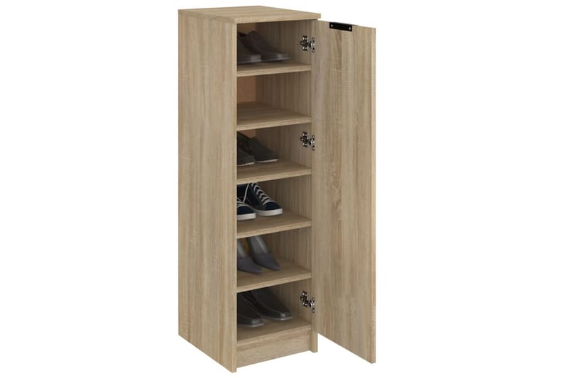beBasic Skoskåp sonoma-ek 30x35x100 cm konstruerat trä - Förvaring - Sko- & klädförvaring - Skoförvaring