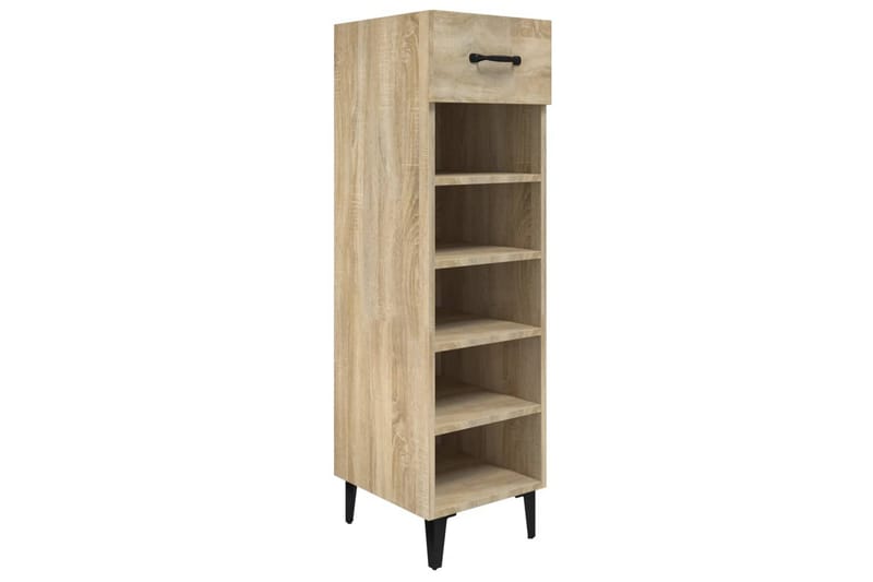 beBasic Skoskåp sonoma-ek 30x35x105 cm konstruerat trä - Förvaring - Sko- & klädförvaring - Skoförvaring