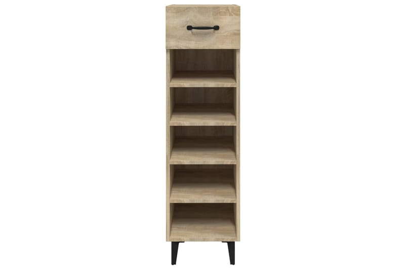 beBasic Skoskåp sonoma-ek 30x35x105 cm konstruerat trä - Förvaring - Sko- & klädförvaring - Skoförvaring