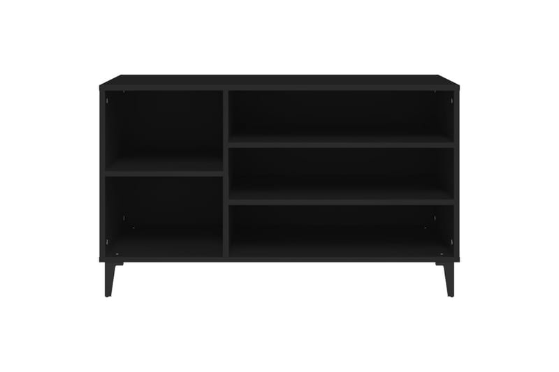 beBasic Skoskåp svart 102x36x60 cm konstruerat trä - Förvaring - Sko- & klädförvaring - Skoförvaring