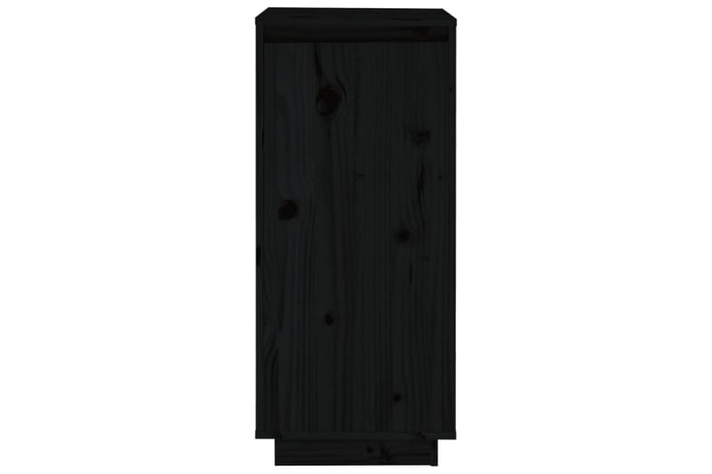 beBasic Skoskåp svart 35x35x80 cm massiv furu - Förvaring - Sko- & klädförvaring - Skoförvaring