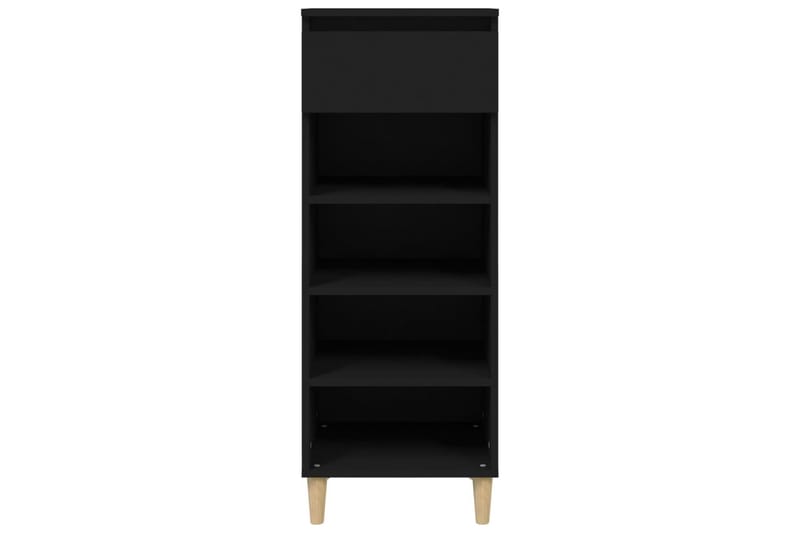 beBasic Skoskåp svart 40x36x105 cm konstruerat trä - Förvaring - Sko- & klädförvaring - Skoförvaring