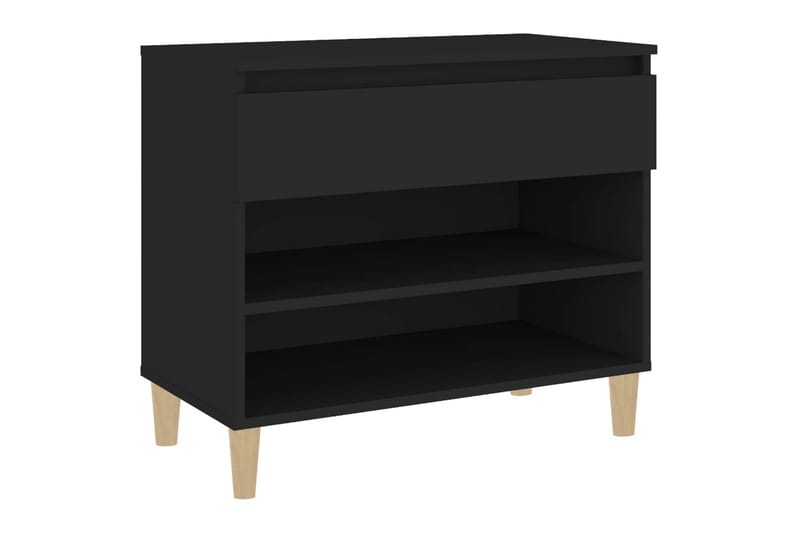 beBasic Skoskåp svart 70x36x60 cm konstruerat trä - Förvaring - Sko- & klädförvaring - Skoförvaring