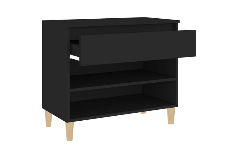 beBasic Skoskåp svart 70x36x60 cm konstruerat trä - Förvaring - Sko- & klädförvaring - Skoförvaring