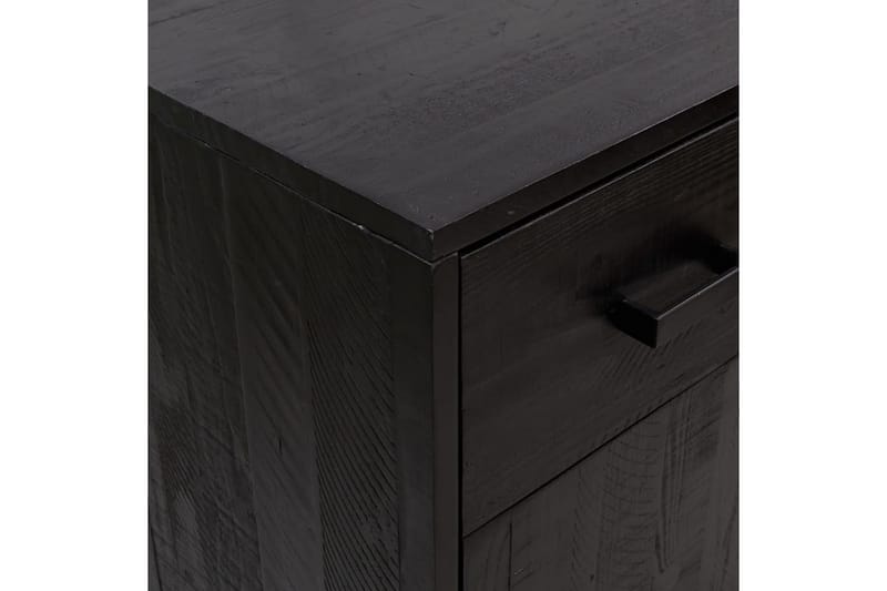 beBasic Skoskåp svart 75x40x110 cm massiv återvunnen furu - Förvaring - Sko- & klädförvaring - Skoförvaring