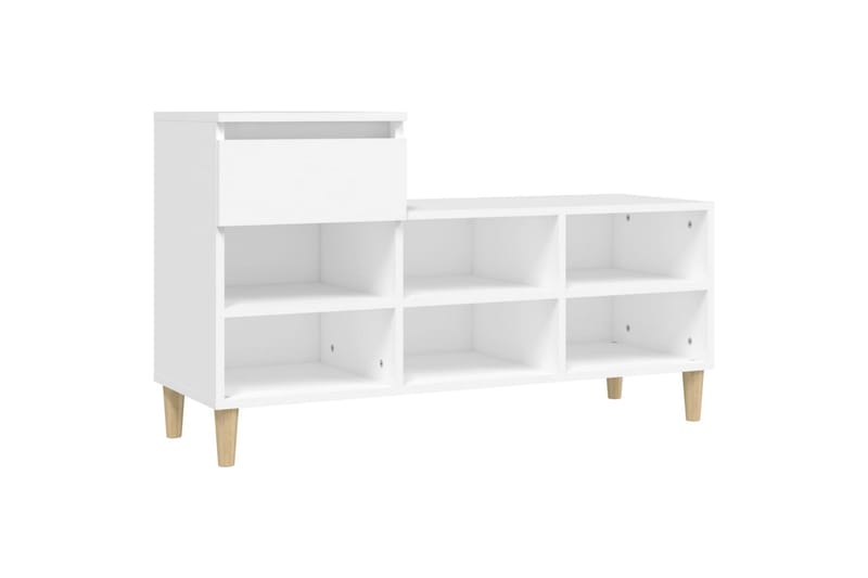 beBasic Skoskåp vit 102x36x60 cm konstruerat trä - Förvaring - Sko- & klädförvaring - Skoförvaring