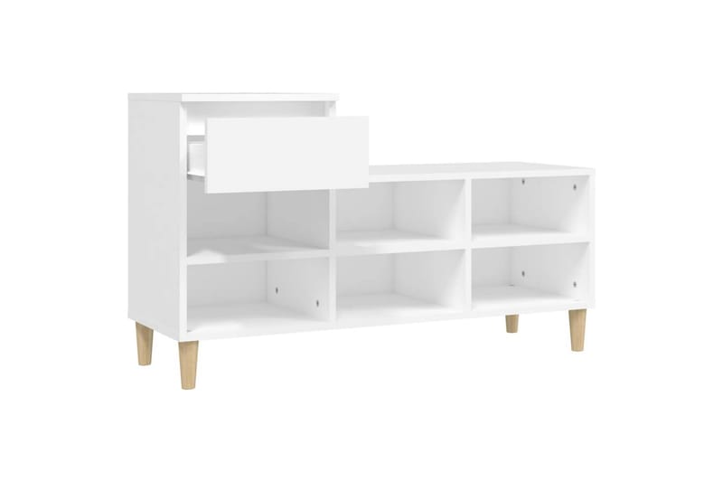 beBasic Skoskåp vit 102x36x60 cm konstruerat trä - Förvaring - Sko- & klädförvaring - Skoförvaring