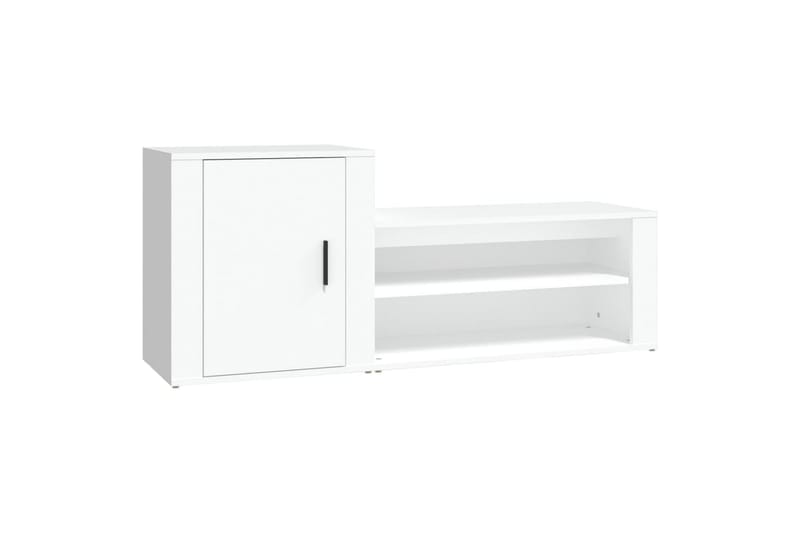 beBasic Skoskåp vit 130x35x54 cm konstruerat trä - Förvaring - Sko- & klädförvaring - Skoförvaring