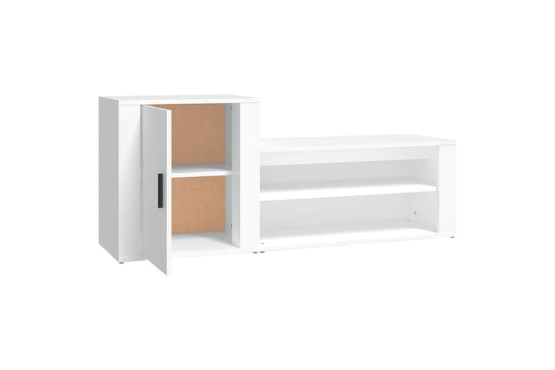 beBasic Skoskåp vit 130x35x54 cm konstruerat trä - Förvaring - Sko- & klädförvaring - Skoförvaring