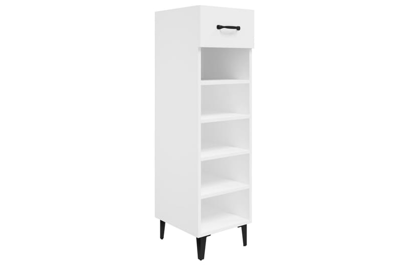 beBasic Skoskåp vit 30x35x105 cm konstruerat trä - Förvaring - Sko- & klädförvaring - Skoförvaring