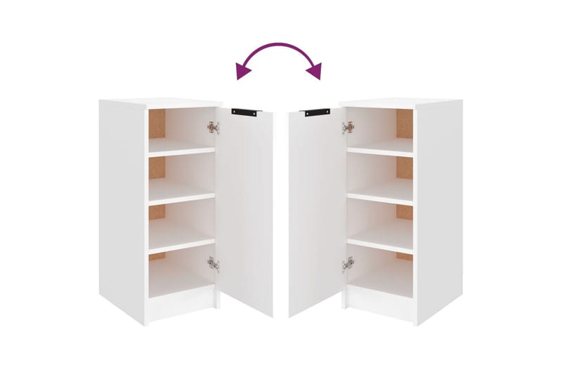 beBasic Skoskåp vit 30x35x70 cm konstruerat trä - Förvaring - Sko- & klädförvaring - Skoförvaring