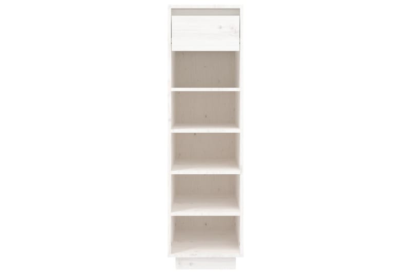 beBasic Skoskåp vit 34x30x105 cm massiv furu - Förvaring - Sko- & klädförvaring - Skoförvaring