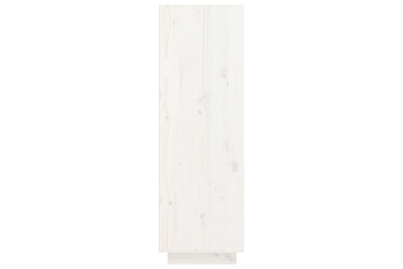 beBasic Skoskåp vit 34x30x105 cm massiv furu - Förvaring - Sko- & klädförvaring - Skoförvaring