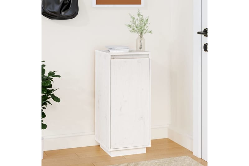beBasic Skoskåp vit 35x35x80 cm massiv furu - Förvaring - Sko- & klädförvaring - Skoförvaring