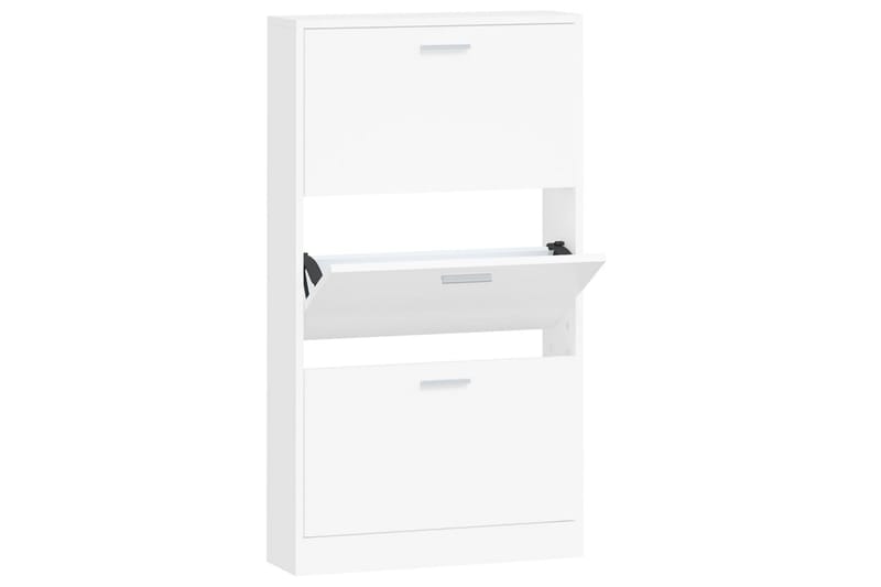 beBasic Skoskåp vit 59x17x108 cm konstruerat trä - Förvaring - Sko- & klädförvaring - Skoförvaring