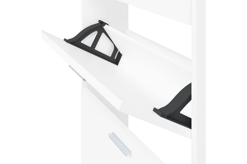 beBasic Skoskåp vit 59x17x108 cm konstruerat trä - Förvaring - Sko- & klädförvaring - Skoförvaring