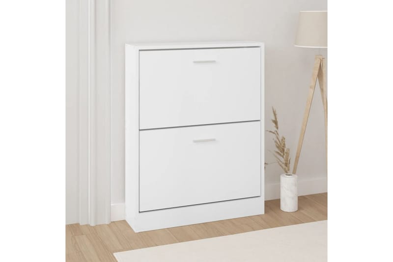 beBasic Skoskåp vit 59x17x81 cm konstruerat trä - Förvaring - Sko- & klädförvaring - Skoförvaring