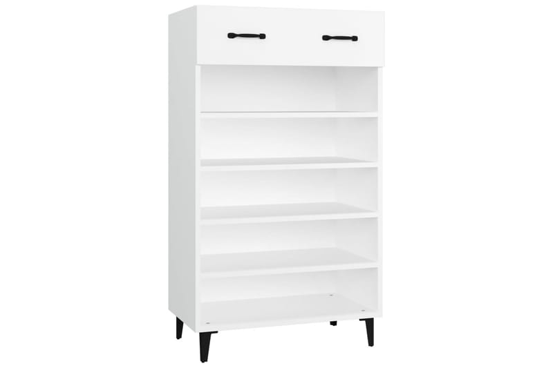 beBasic Skoskåp vit 60x35x105 cm konstruerat trä - Förvaring - Sko- & klädförvaring - Skoförvaring