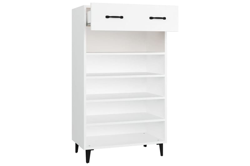 beBasic Skoskåp vit 60x35x105 cm konstruerat trä - Förvaring - Sko- & klädförvaring - Skoförvaring