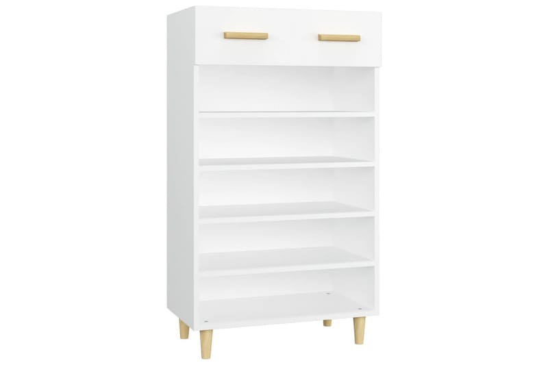 beBasic Skoskåp vit 60x35x105 cm konstruerat trä - Förvaring - Sko- & klädförvaring - Skoförvaring