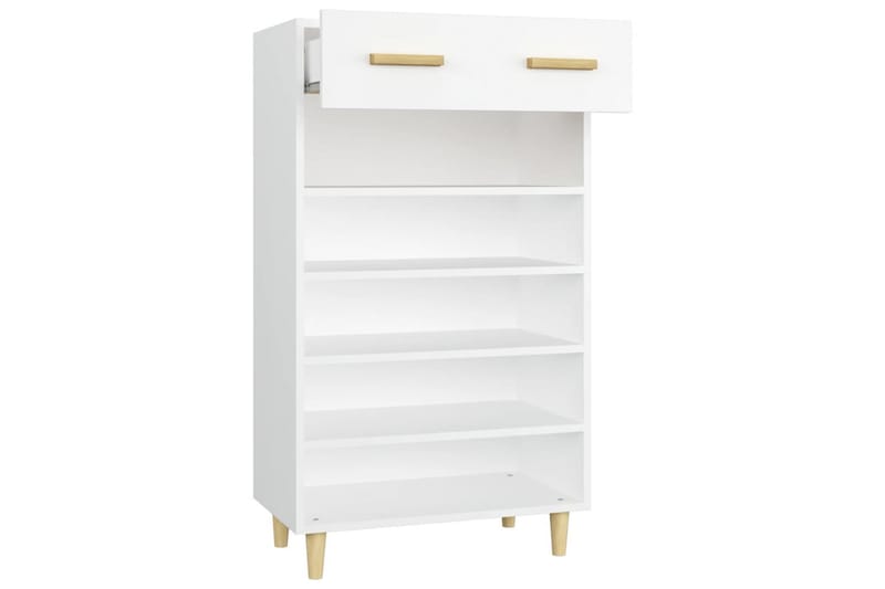 beBasic Skoskåp vit 60x35x105 cm konstruerat trä - Förvaring - Sko- & klädförvaring - Skoförvaring