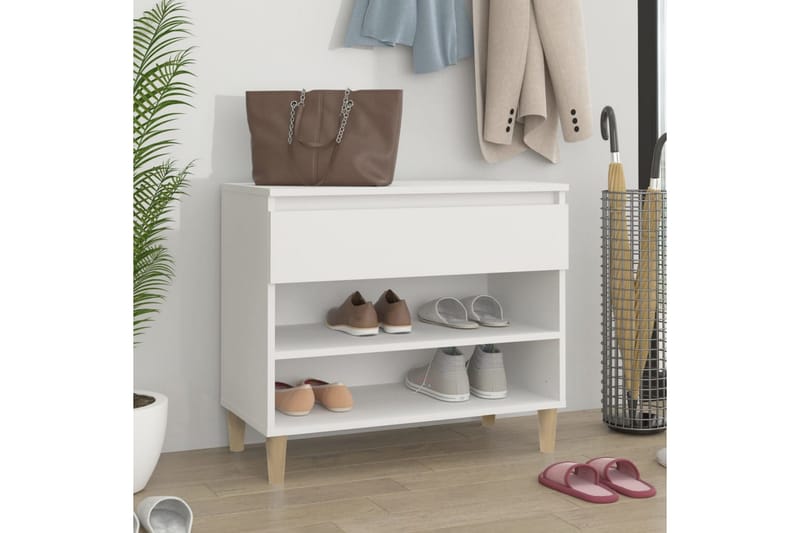 beBasic Skoskåp vit 70x36x60 cm konstruerat trä - Förvaring - Sko- & klädförvaring - Skoförvaring