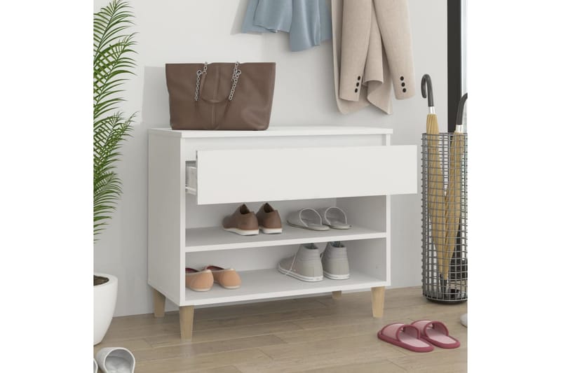 beBasic Skoskåp vit 70x36x60 cm konstruerat trä - Förvaring - Sko- & klädförvaring - Skoförvaring