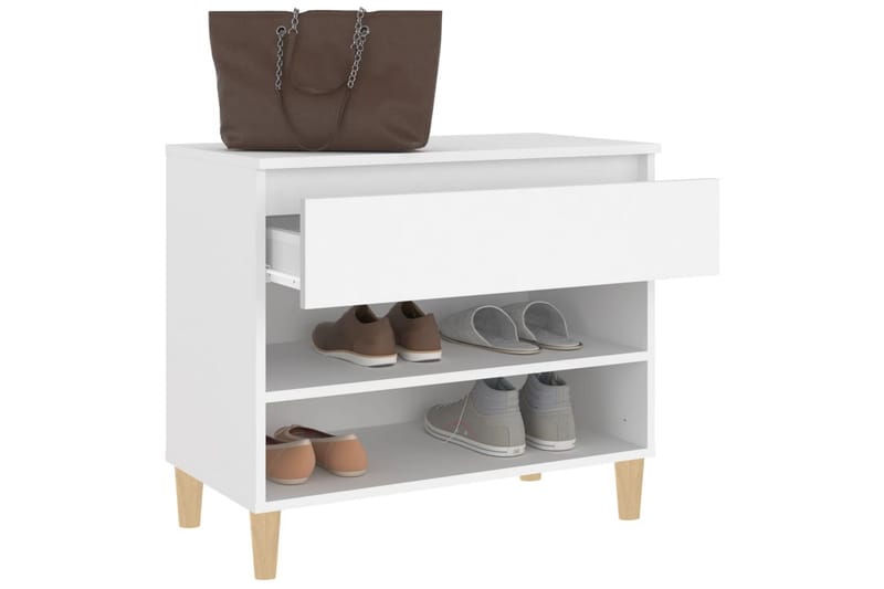 beBasic Skoskåp vit 70x36x60 cm konstruerat trä - Förvaring - Sko- & klädförvaring - Skoförvaring