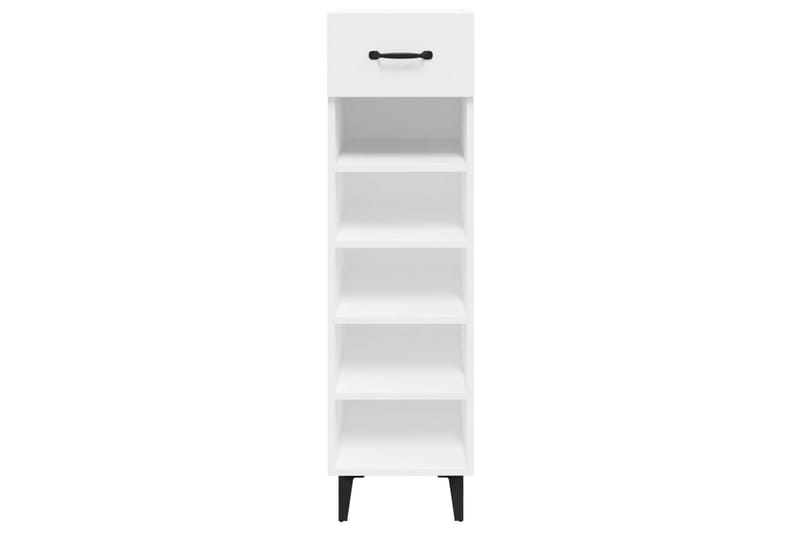 beBasic Skoskåp vit högglans 30x35x105 cm konstruerat trä - Förvaring - Sko- & klädförvaring - Skoförvaring
