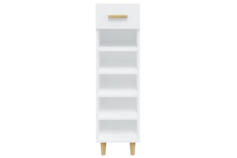 beBasic Skoskåp vit högglans 30x35x105 cm konstruerat trä - Förvaring - Sko- & klädförvaring - Skoförvaring