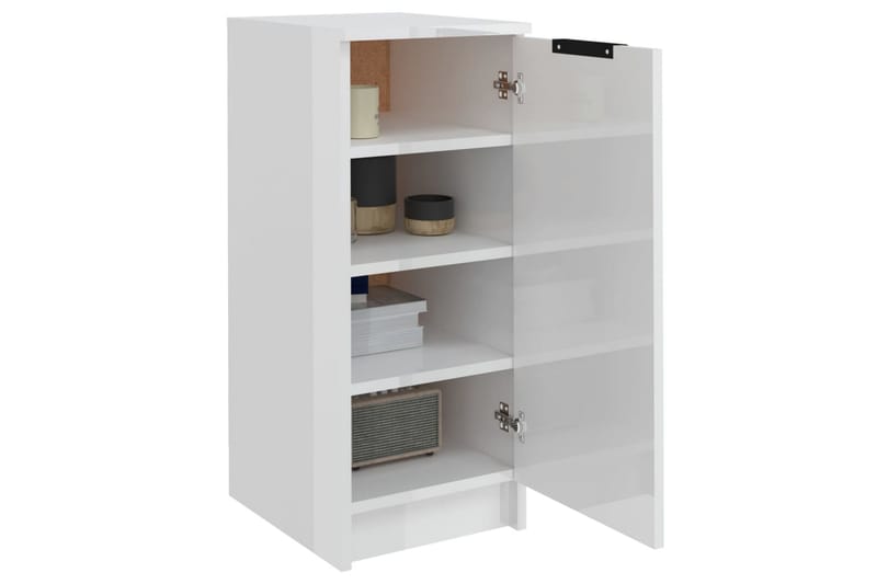 beBasic Skoskåp vit högglans 30x35x70 cm konstruerat trä - Förvaring - Sko- & klädförvaring - Skoförvaring