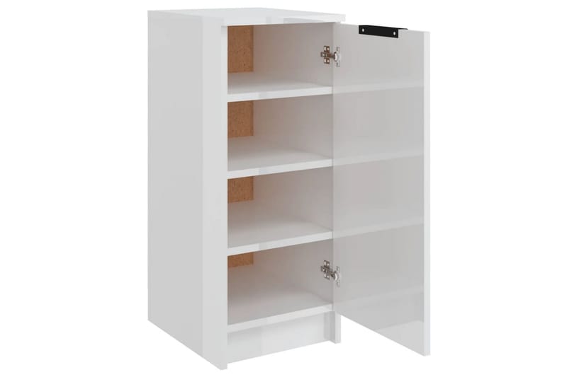 beBasic Skoskåp vit högglans 30x35x70 cm konstruerat trä - Förvaring - Sko- & klädförvaring - Skoförvaring