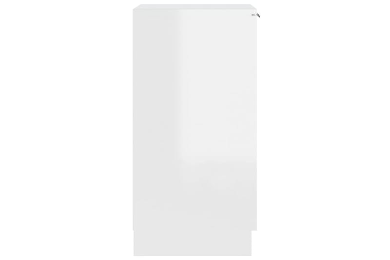 beBasic Skoskåp vit högglans 30x35x70 cm konstruerat trä - Förvaring - Sko- & klädförvaring - Skoförvaring