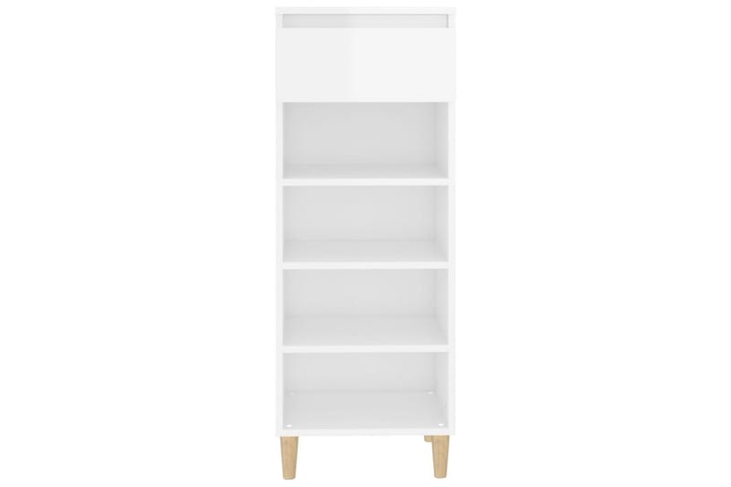beBasic Skoskåp vit högglans 40x36x105 cm konstruerat trä - Förvaring - Sko- & klädförvaring - Skoförvaring