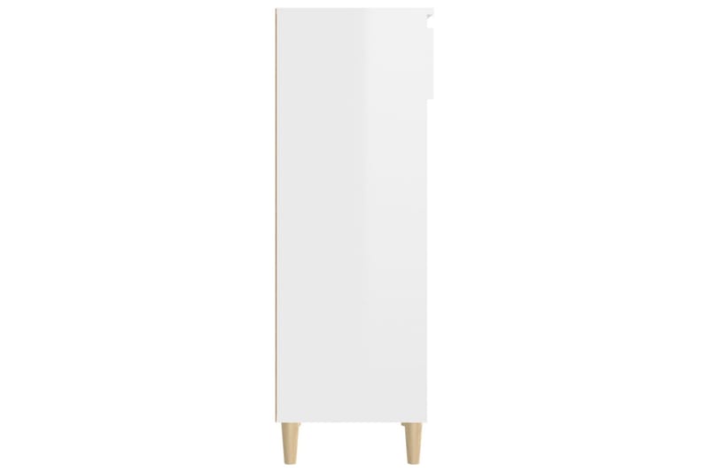 beBasic Skoskåp vit högglans 40x36x105 cm konstruerat trä - Förvaring - Sko- & klädförvaring - Skoförvaring