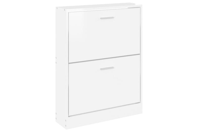 beBasic Skoskåp vit högglans 59x17x81 cm konstruerat trä - Förvaring - Sko- & klädförvaring - Skoförvaring