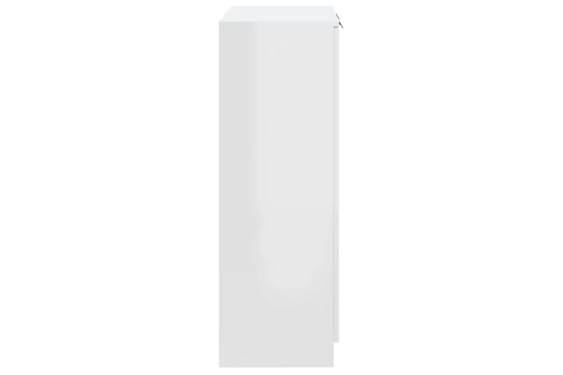 beBasic Skoskåp vit högglans 59x35x100 cm konstruerat trä - Förvaring - Sko- & klädförvaring - Skoförvaring