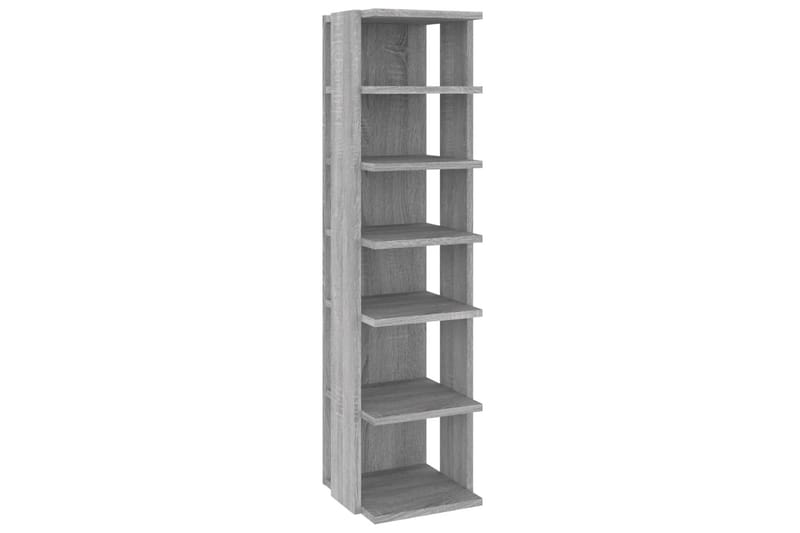 beBasic Skoställ 2 st grå sonoma 25x27x102 cm konstruerat trä - Förvaring - Sko- & klädförvaring - Skoförvaring
