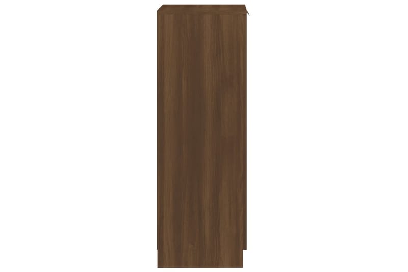 beBasic Skoställ brun ek 30x35x100 cm konstruerat trä - Skoförvaring - Skohylla & skoställ