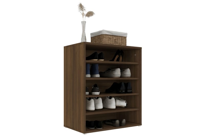 beBasic Skoställ brun ek 60x35x70 cm konstruerat trä - Förvaring - Sko- & klädförvaring - Skoförvaring